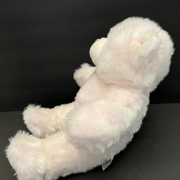 Build-a-Bear White and Lt. Pink Furry Bear - Picture 2 of 3